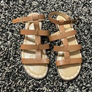 Michael Kors Gladiator Camel Sandals